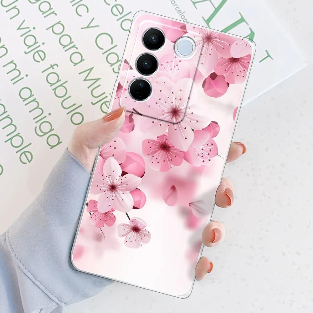 Для Vivo V29 Pro Vivo V29E Чехол-крышка Для Vivo V27E /V27 Pro Прозрачный Мягкий Силиконовый Чехол для Телефона Funda Для VivoS16E /S16 Pro Coque