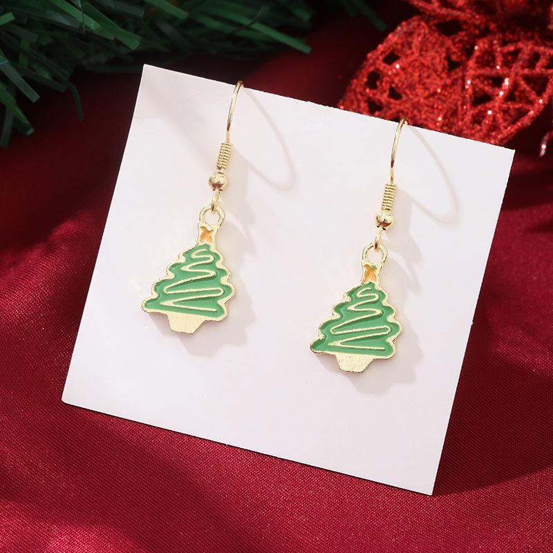 1 Pair of Ladies' Christmas Earrings, Christmas Gift for Everyday Wear, Christmas-themed Jewellery, Ladies' Accessories