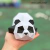 ORIGAMIPLANET 3D Оригами Бумажный Конструктор Панда Fun DIY 3D Модель Панды из Бумаги для Подростков Легкая Ручная Работа Фигурка Животного Скульптура Подарочный Набор для