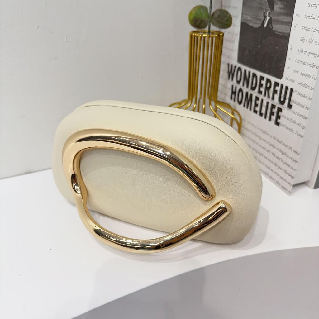 Трендовый классический круглый клатч-бокс, вечерняя сумка, акриловая сумка, винтажная металлическая ручка, кроссбоди на одно плечо