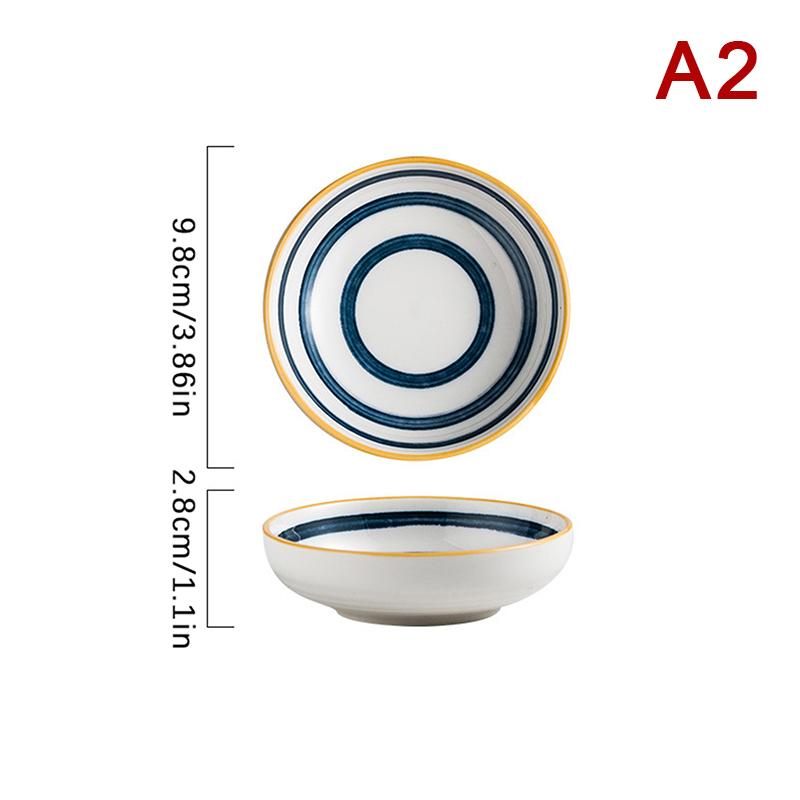 Кухонная керамическая тарелка, мини-тарелка с приправами, миска для уксуса, соуса, японская креативная посуда, домашняя тарелка, обеденная тарелка