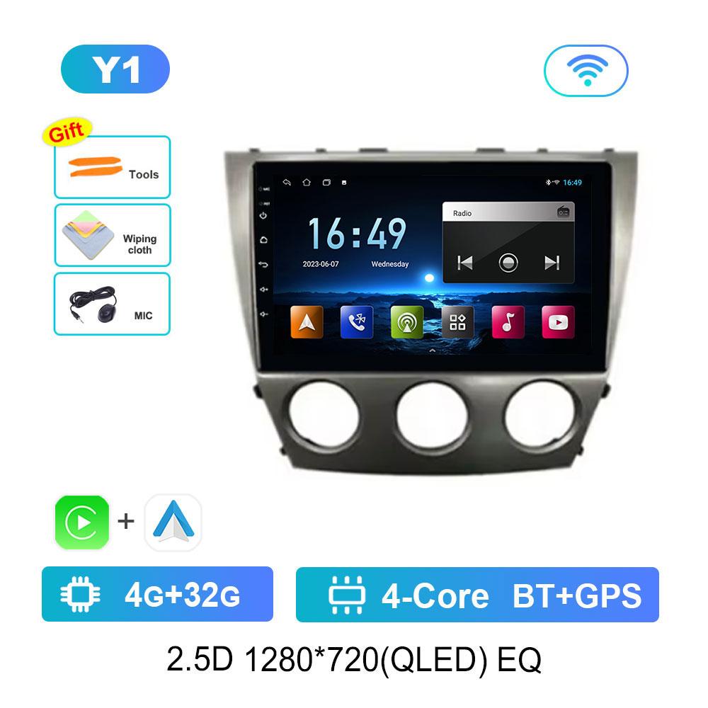 Android 14 WiFi для Toyota Camry 40 2006 - 2011 Навигация GPS Автомобильный видеомультимедийный проигрыватель 4G Bluetooth DSP Стерео Разделенный экран