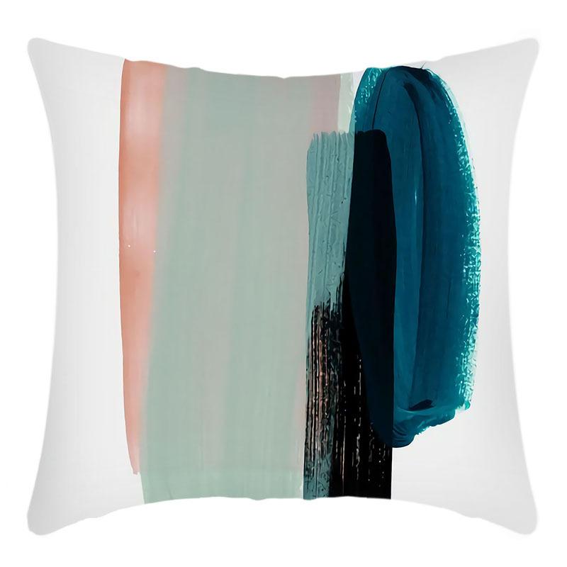 New Art Design Pillow Cover Antique Color Brushstroke Printing Home Decoration Holiday Pillow Pillow Cover