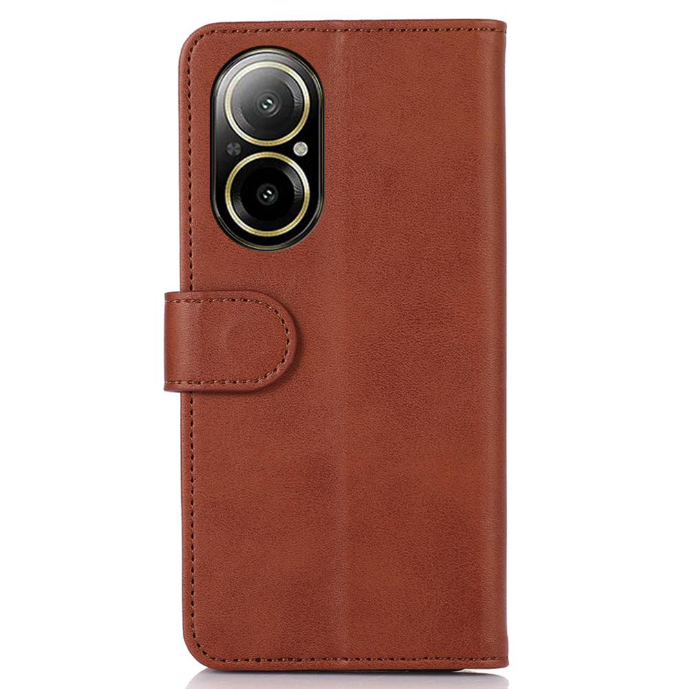 Для Realme C67 4G чехол PU кожаный слот для карт подставка противоударный TPU внутренний чехол для телефона