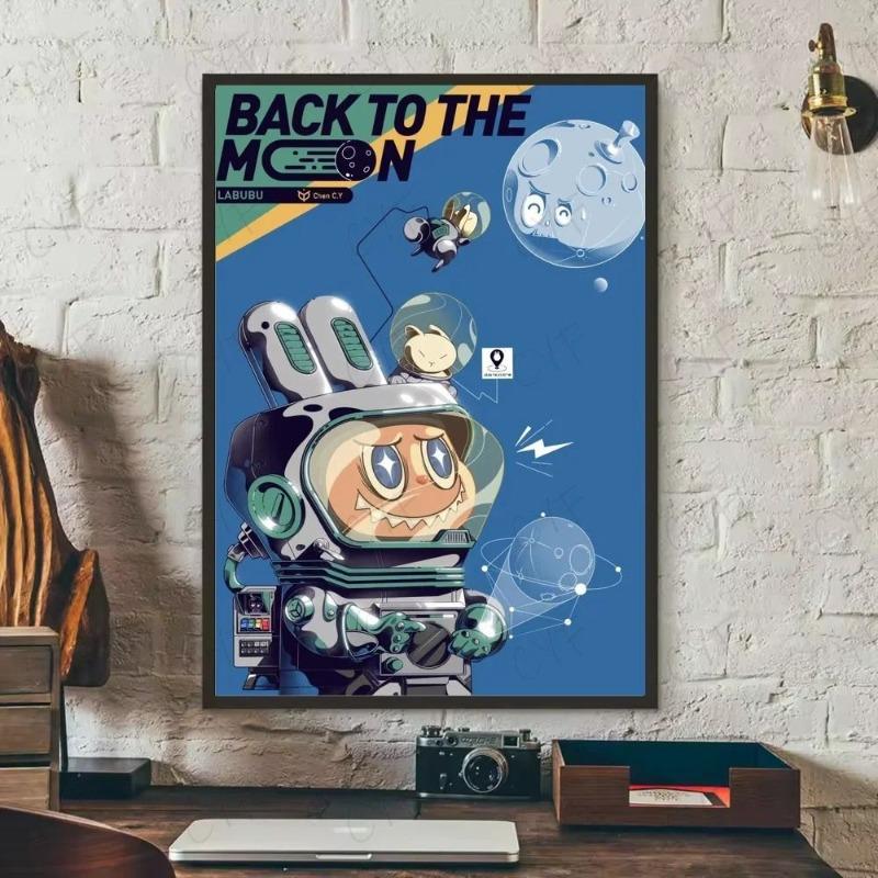 Labubu Metal Sign, Cute Character Wall Art Plaque 20x30cm