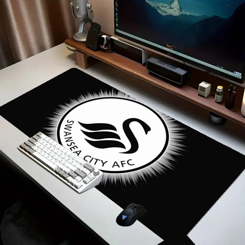 Swansea City Crest Mouse pad Office Desk Mat, Gaming Mouse Pad Mousepad, keyboard pad,Heavy-Duty Non-Slip Rubber Backing, Gift
