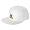 Fashion Too Cool For School Flat Brim Sun Hat  Windproof Hat Womens