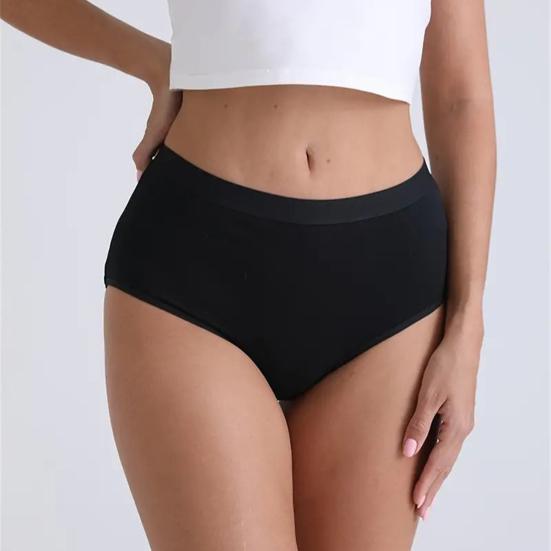 Women'S Cotton Underwear High Waisted Tummy Control Full Coverage Panties