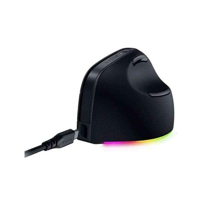 Razer Pro Click V2 Vertical Ratón Óptico Gaming Inalámbrico Bluetooth 30000 DPI Negro