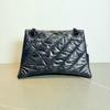 [Pre-Owned] Crush Matte Pillow Bag Niki Bag Leather Chain Shoulder Bag Medium - Excellent #P0NRN7