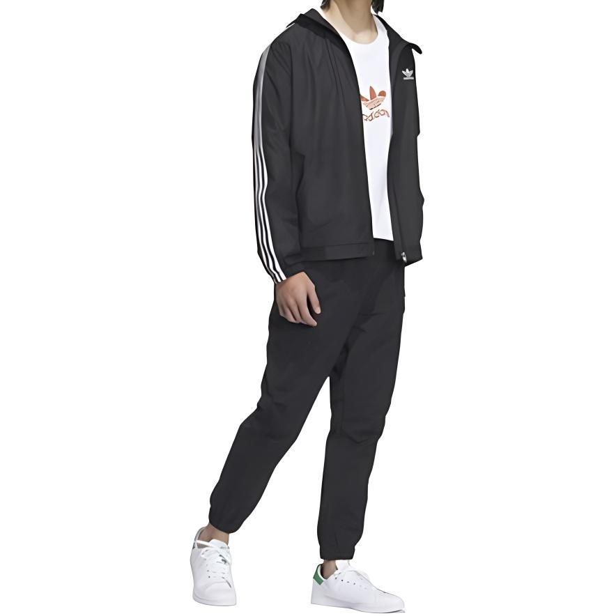 Adidas Originals Home Of Classics Jackets Men's Black Hooded Moderate Other IK8673