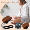 Praying Meditation Stool Adjustable Height Kneelers With Sponge Cushion Non-slip Leg Sleeve Portable Chair For Home Yoga Studio