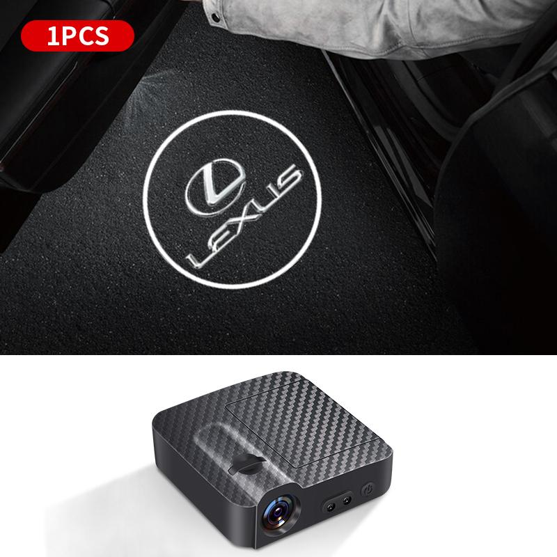 1/2pcs LED Car Door Welcome Logo Light Projector Lamp For Lexus FSPORT LBX NX RX 350h 450h ES UX 300e GS GX IS LS LX CT