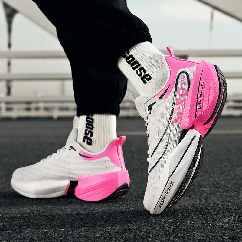 Большой размер 45 Carbon Plate Marathon Shoes Men Casual Sneakers Удобные легкие спортивные кроссовки для бега унисекс Tenis Walking Shoes