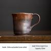 Керамическая кружка для кофе в деревенском стиле с эффектом обжига