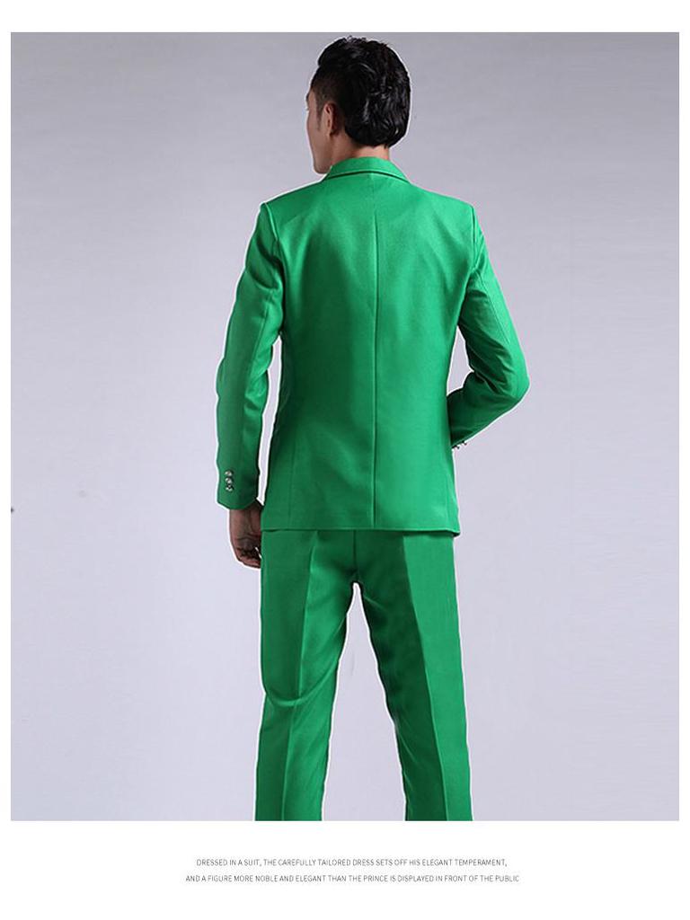 Men's Slim Fit Tuxedo Suit for Performances, Choir, Weddings, and Photo Shoots