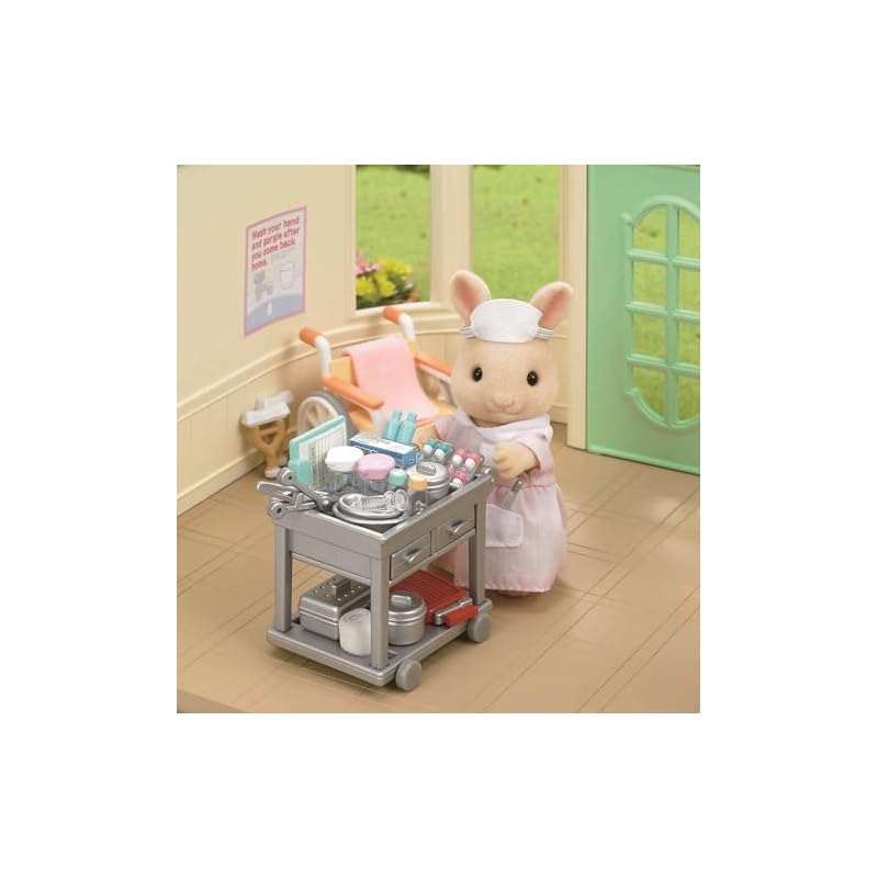 Магазин Sylvanian Families [Набор «Мечтательная медсестра»] H-13 Сертифицирован ST Mark Возраст 3+ Игрушка Кукольный домик Sylvanian Families Epoch Co., Ltd.