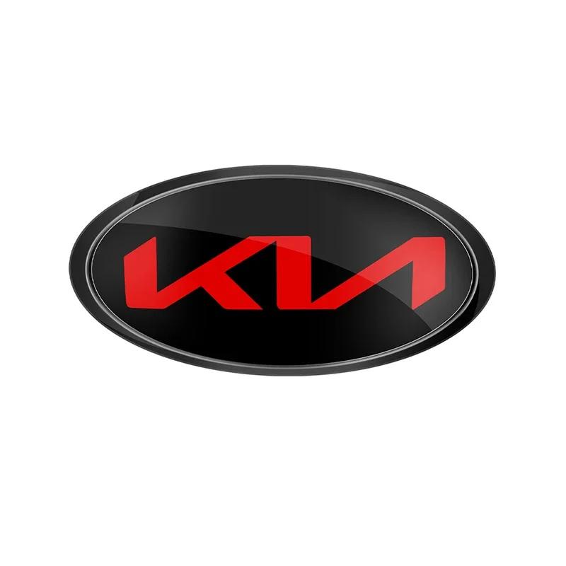 AANE1 Car Front Hood Emblem Rear Trunk Badge Sticker KIA Sportage Ceed Sorento Cerato Optima Picanto Rio Soul k3 k5 Stonic Fitting