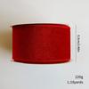 Christmas Velvet Ribbon With Soft Texture For Crafting Holiday Wreaths And Bouquets