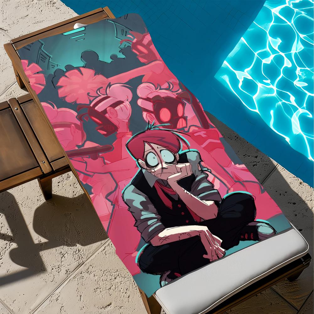 P-Psychocuties-s cute anime Towel Beach Quick Dry Soft Pool Towels Gift for Travel Gym Shower Camping sports