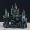 Искусственная смола Форма замка Аквариумная чаша для рыб Ландшафтный дизайн Пещера Украшения