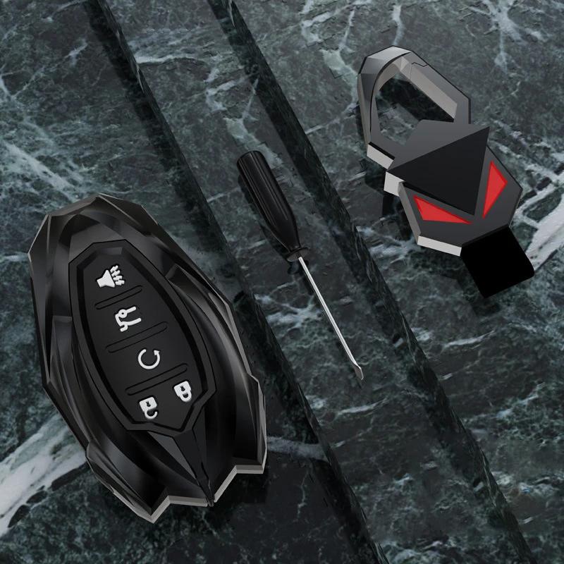 Чехол-футляр из цинкового сплава для брелока автомобиля Chevrolet Chevy Camaro Malibu Cruze Spark Volt Bolt Trax Sonic