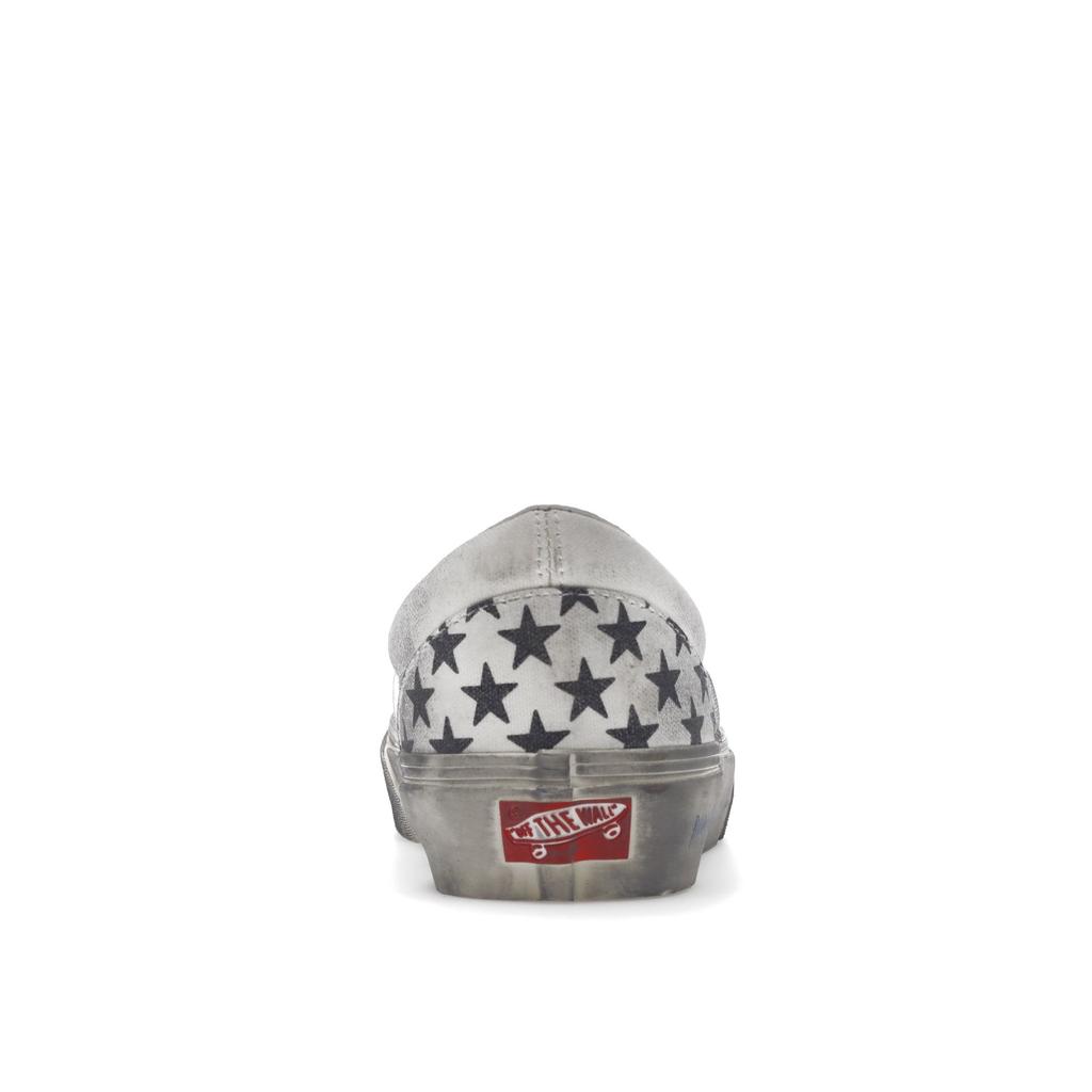 Bianca Chandôn x Vans Classic Slip-On VLT LX Stressed Black Unisex Sneakers White VN0A3QXYBA2