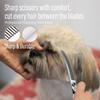 Fenice CIQ Professional 7.0/7.5 Inch JP440C Dog Grooming Scissors Curved Chunker /Thinning Scissors for Dogs Cats and Other Pets