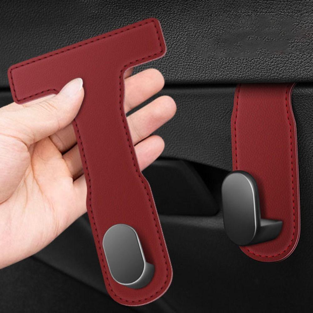 Space-Saving Car Hanging Hook Foldable Seat Back Hanger Convenient Car Glove Box Hook Storage
