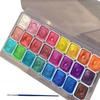 Набор акварельных красок 20/24 цвета Высокая прозрачность Тонкое распределение пигмента Пигментная палитра для китайской живописи