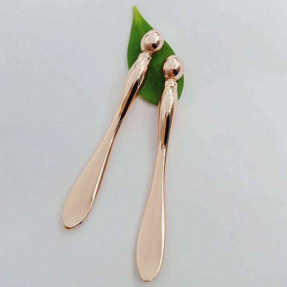 Палочки для массажа глаз из цинкового сплава, цинковые, металлические, против морщин, косметические шпатели, инструменты для ухода за глазами