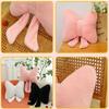 Waist Support Bow Pillow Cute Bow Throw Pillows Comfortable Neck Cushion  Home Decor