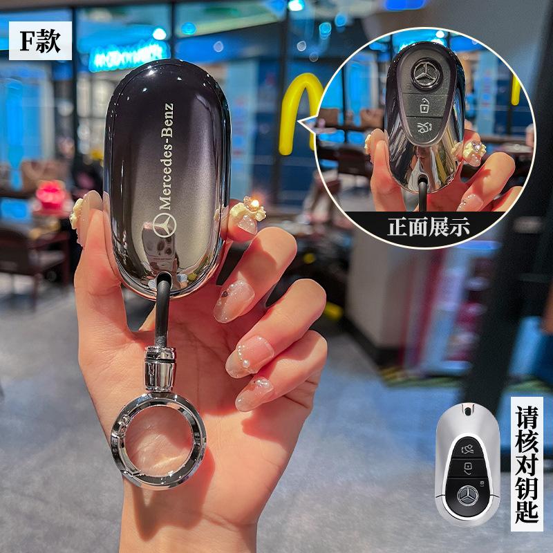 CSD1 Fashion TPU Car Smart Key Case Cover Shell For Mercedes Benz C S A Class W206 W223 S350 C260 C300 S400 S450 S480 S500 Accessory