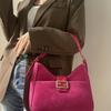 Suede Premium Bag Women'S High-Value Underarm Bag Shoulder Bag Crossbody Bag Style