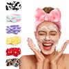 Spa Headband Bow Hairband for Women Girls Facial Makeup Head Band Soft Coral Fleece Headwrap For Shower Washing Face Skincare Turban Hair Accessories