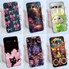 Мягкий Чехол Для Телефона Google Pixel 6 Pro 6A Чехол Роскошный Милый Любовь Кролик Забавный Мультяшный Черный ТПУ Силиконовый Защитный Мобильный Чехол