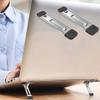 2 шт. Подставка для ноутбука из нескользящего цинкового сплава для Macbook Air Pro Pad IP Desktop Kickstand Складная подставка для клавиатуры ноутбука