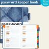 To Record Internet Logins Password Organizer Address Book Password Keeper Notebook  For Seniors