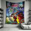 Hades poster Wall Hanging Printed Fabric Blanket Decorative Tapestries for Bedroom Living Room Home Decor