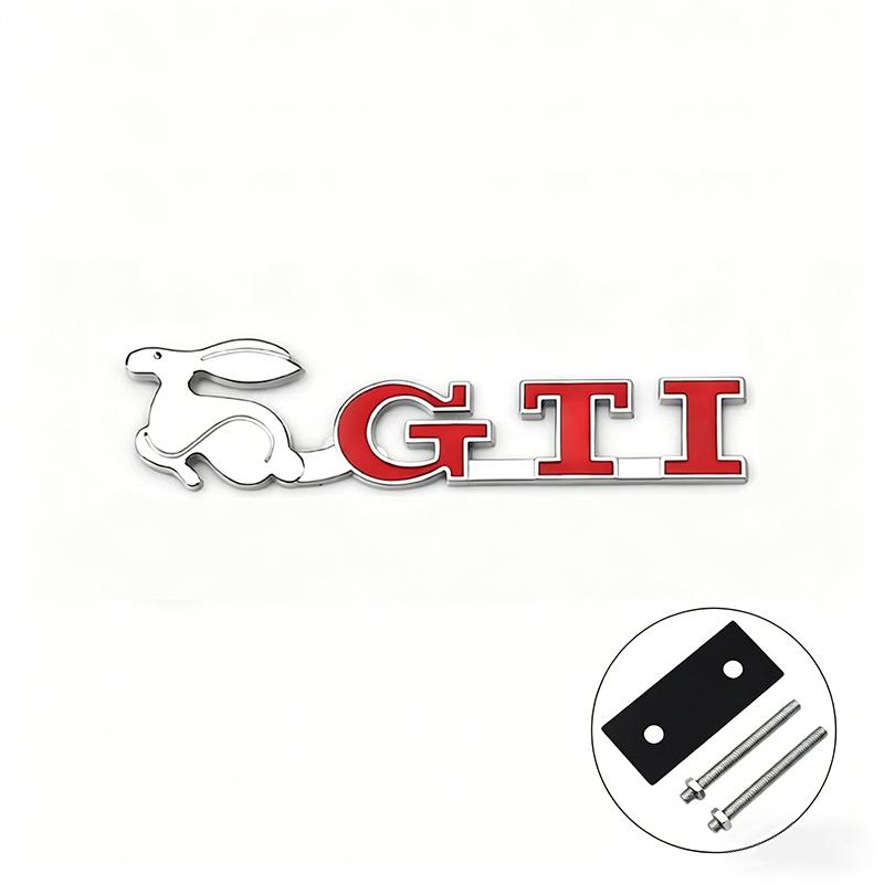 3D Metal GTD Logo Emblem Badge Car Front Grill Decorative Accessories For VW Golf T‑Roc Tiguan Polo Passat T‑Cross Taigo ID.4 zs9