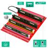 Тестер памяти DDR3/4/5 RDIMM/UDIMM со светодиодным индикатором Кнопка проверки блока питания USB C Компьютерная карта проверки памяти DDR3/4/5