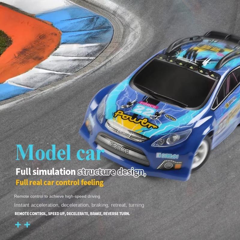 Новая 1/28 машина с дистанционным управлением 284010 4WD внедорожник 2.4G 30 км/ч высокоскоростная легкосплавная машина с шасси из сплава с фарами игрушечная гоночная машина для детей подарок для мальчиков