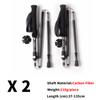 Trekking Poles 2pcs Carbon Fiber Collapsible Telescopic Sticks Lightweight Walking Hiking Stick Climbing Stick