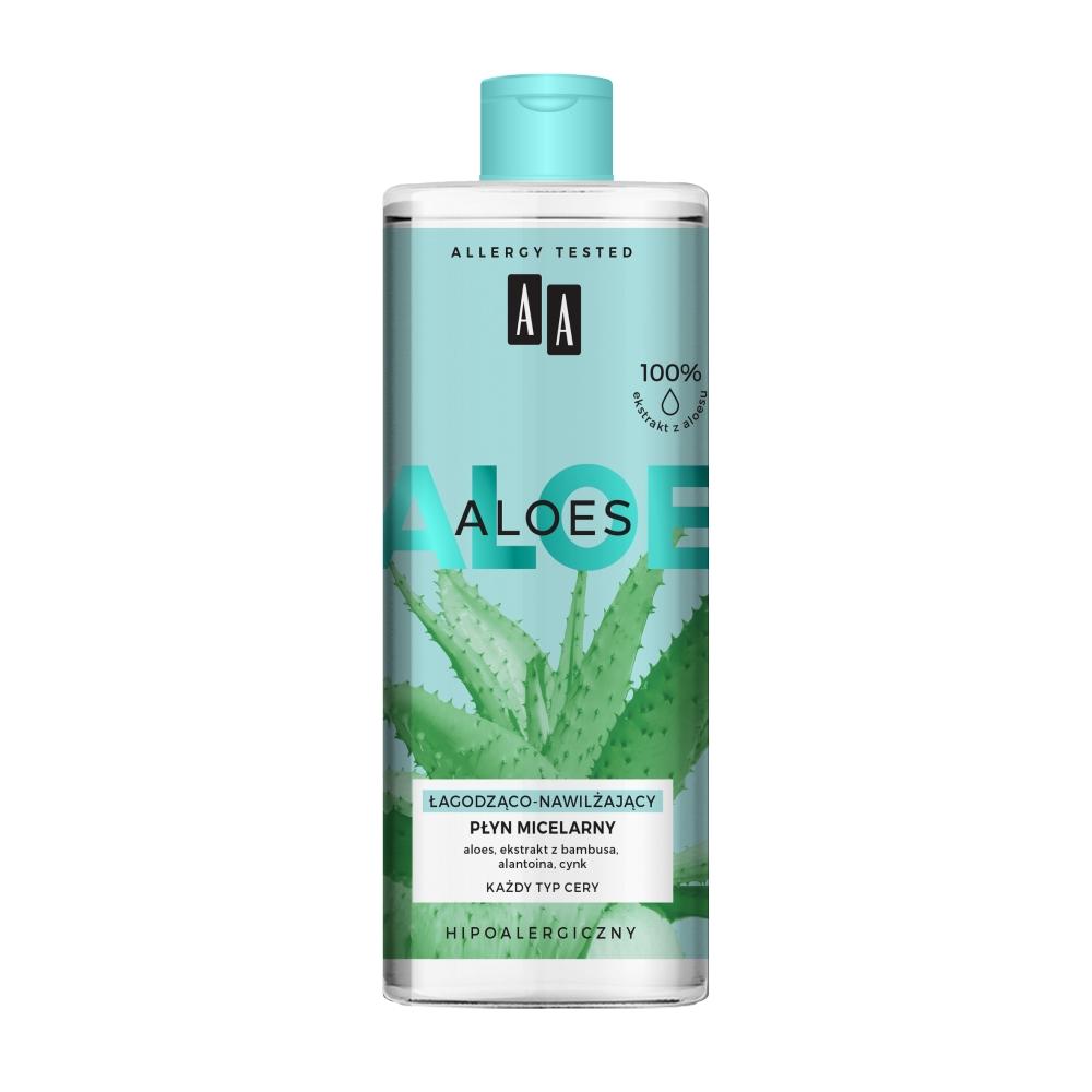 Oceanic AA Aloes 100% Aloe Vera Extract Soothing and Moisturizing Micellar Fluid, 400 Ml