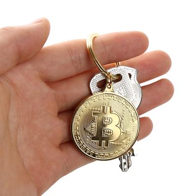 1 шт. Физические биткоины Casascius Bit Coin С футляром Подарок Физический Металлический Антикварная Имитация Монеты BTC Книги KTY