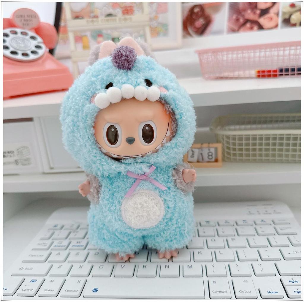 17см Виниловый брелок-кукла Лабубу: Коллекция одежды-сюрпризов первого и второго поколения