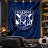 Wall Hanging Tapestry Canterbury-Bankstown Bulldogs Print Cloth for Living Room Bedroom Home Decor