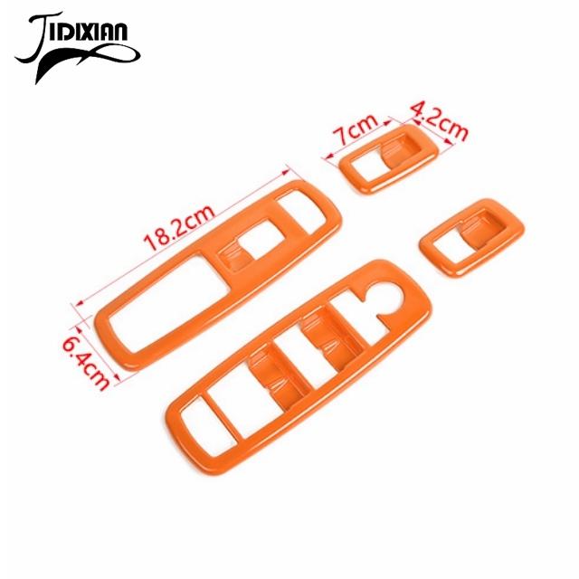 Внутреннее окно автомобиля, кнопка переключателя подъема окна, декоративная панель, наклейки для Dodge Charger Durango 2011-2022 для Dodge RAM