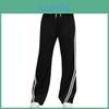 Relaxed Fit Wide Leg Pants With Stripes For Women Autumn Casual Urban Style