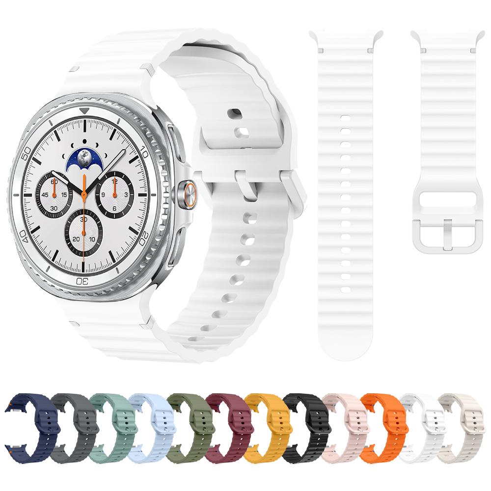 Спортивный силиконовый ремешок для Samsung Galaxy Watch 8 Classic 46 мм / Watch8 44 мм 40 мм Сменный ремешок Браслет Аксессуары